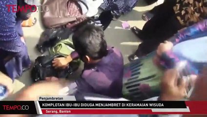 Komplotan Ibu-Ibu Ditangkap Warga, Diduga Menjambret di Keramaian Wisuda