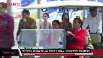 Presiden Jokowi Tinjau Proyek Rumah Bersubsidi di Kampar