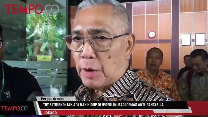 Download Video: Try Sutrisno: Tak Ada Hak Hidup di Negeri Ini bagi Ormas Anti-Pancasila