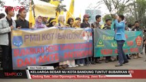 Keluarga Besar NU Kota Bandung Tuntut Bubarkan HTI