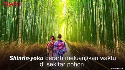 Mandi Hutan di Jepang