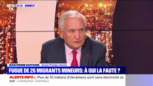 Jean-Pierre Raffarin juge désolante la fugue de 26 mineurs rescapés de l'Ocean Viking mais pas surprenante
