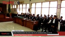 Sidang Perdana Buni Yani, Buni Yani Tolak Dakwaan Pasal 32 UU ITE