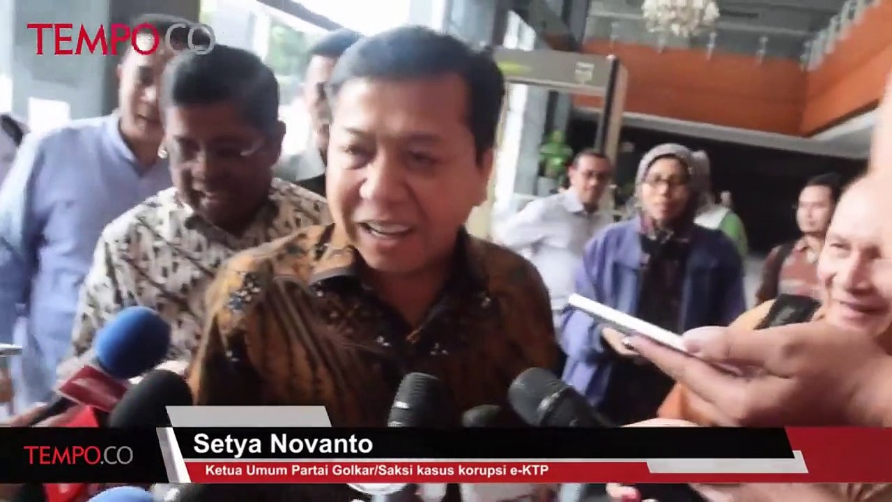 Sidang E-KTP, Setya Novanto: Saya Tak Kenal Dekat Andi Narogong