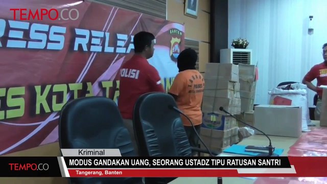 Modus Gandakan Uang, Seorang Ustadz Tipu Ratusan Santri