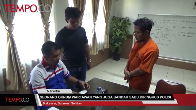 Seorang Oknum Wartawan yang Juga Bandar Sabu Diringkus Polisi