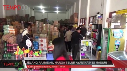 Jelang Ramadan, Harga Telur Ayam Naik di Madiun