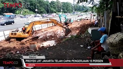 Proyek LRT Jakarta Telah Capai Pengerjaan 15 Persen