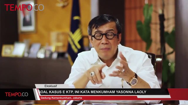 Soal Kasus E KTP Ini Kata Menkumham Yasonna Laoly