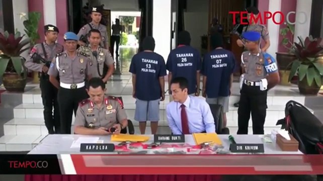 Polisi Ringkus 3 Kawanan Pencuri Kendaraan Bersenjata Api