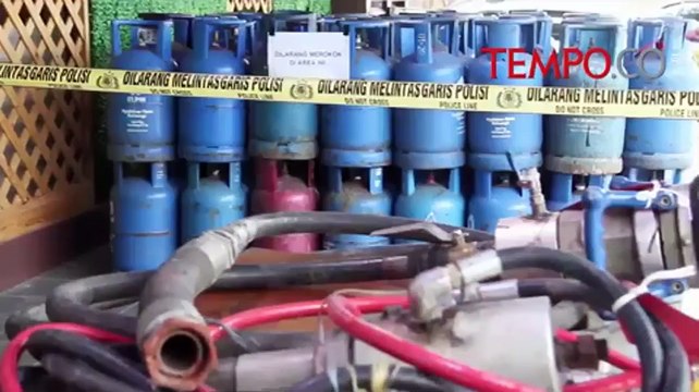5 Pelaku Pengisian Tabung Elpiji Ilegal Ditangkap