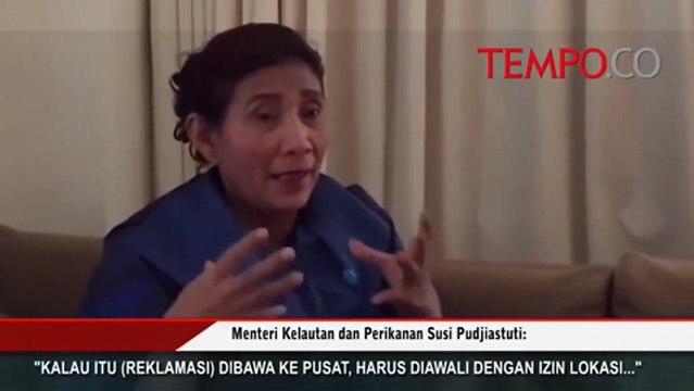 Begini Tanggapan Menteri Susi soal Kelanjutan Reklamasi Teluk Jakarta