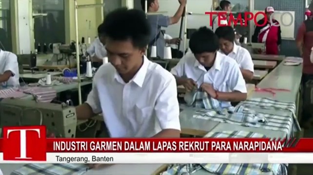 Industri Garmen Dalam Lapas Rekrut Para Narapidana