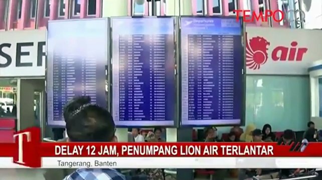 Delay 12 Jam, Penumpang Lion Air Terlantar