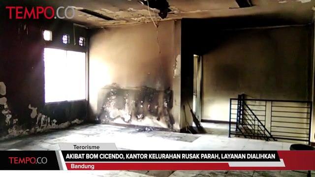 Akibat Bom Cicendo, Kantor Kelurahan Rusak Parah, Layanan Dialihkan