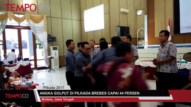 Angka Golput di Pilkada Brebes Capai 44 Persen