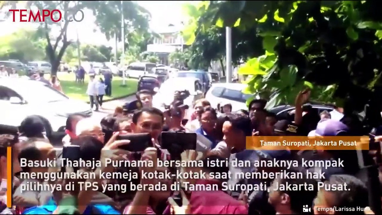 Suasana Pemungutan Suara Pilkada 2017 di Jakarta