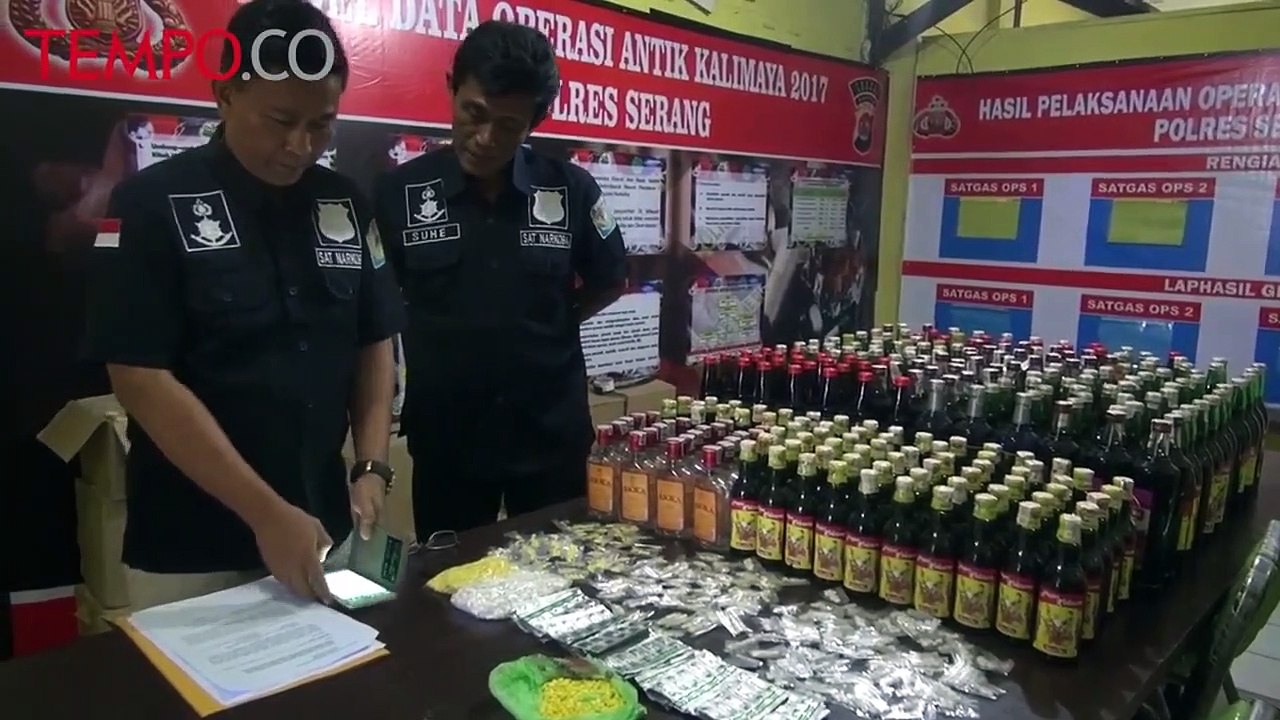 Jual Obat Ilegal Kepada Remaja, Seorang Pemuda Ditangkap Satnarkoba Polres Serang