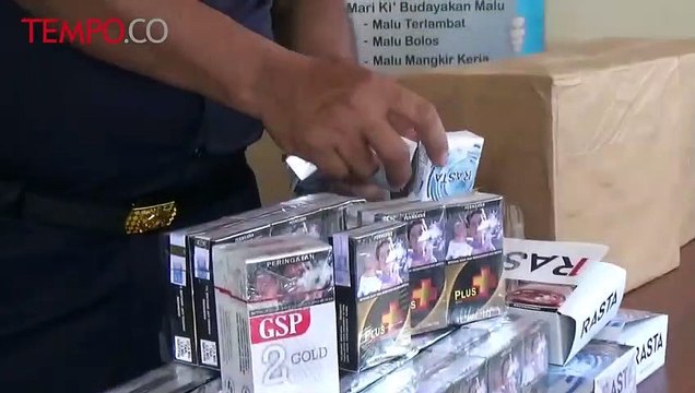 Penyelundupan Rokok Bernilai 4,9 Miliar Rupiah Digagalkan Bea Cukai