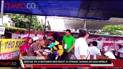 Deretan TPS di Matraman Bikin Macet, di LP Cipinang Tahanan Antusias