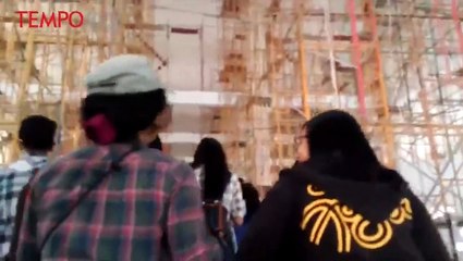 Akan Diresmikan Jokowi, Ahok Tinjau Pembangunan Masjid Raya Daan Mogot