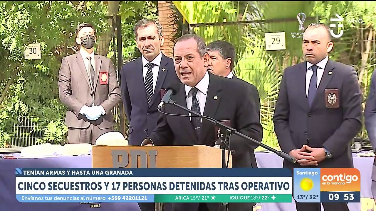“Estamos dando una férrea pelea”: Director de PDI habló sobre operativo que terminó con 20 venezolanos detenidos
