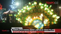 Gemerlapnya Warna-warni Lampion di Taman Pelangi