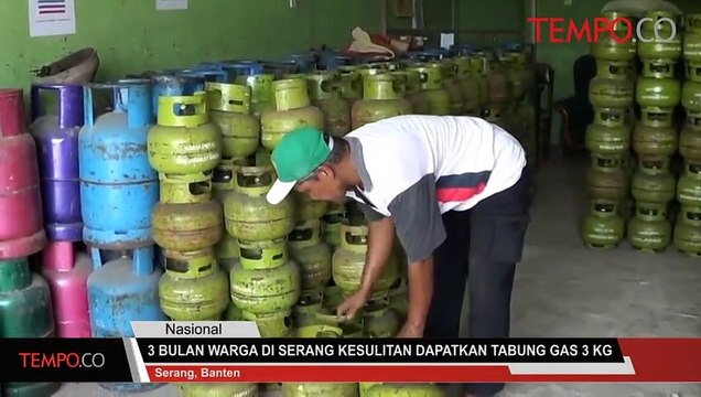 3 Bulan Warga Di Serang Kesulitan Dapatkan Tabung Gas 3 KG
