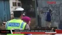 Dirazia, Wanita Ini Pukul, Cakar, Tarik-Tarik Baju Polisi sampai...