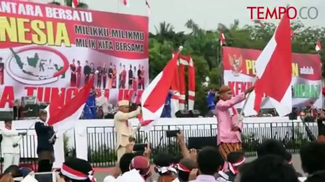 Pedagang Laris Manis di Monas pada Acara Ini