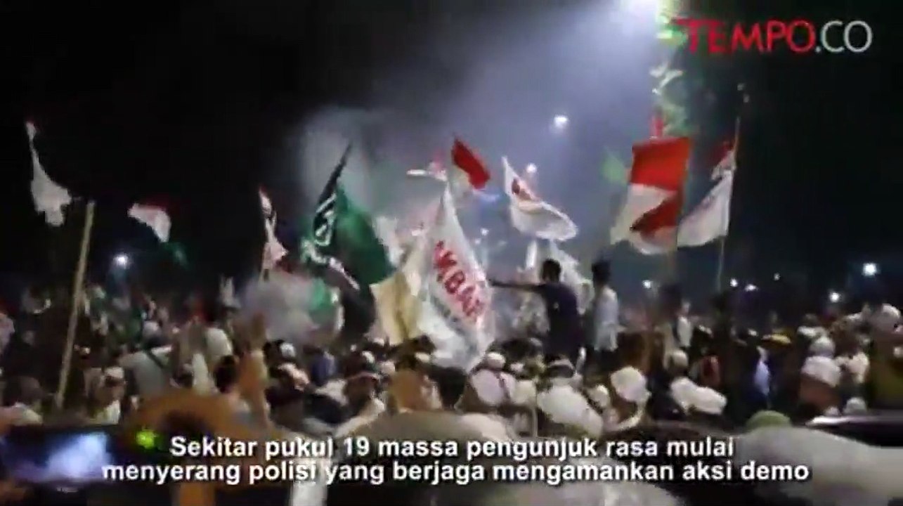 Begini Detik-detik Kerusuhan Saat Aksi Demonstrasi Di Depan Istana Negara