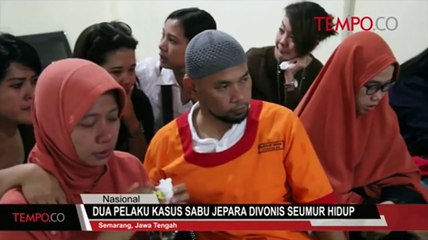 Download Video: Dua Pelaku Kasus Sabu Jepara Divonis Seumur Hidup