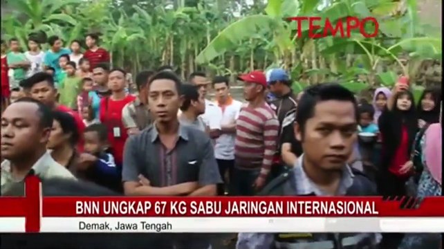 BNN Ungkap 67 Kg Sabu Jaringan Internasional