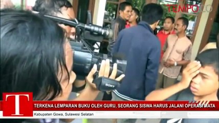 Terkena Lemparan Buku Oleh Guru, Seorang Siswa Harus Jalani Operasi Mata