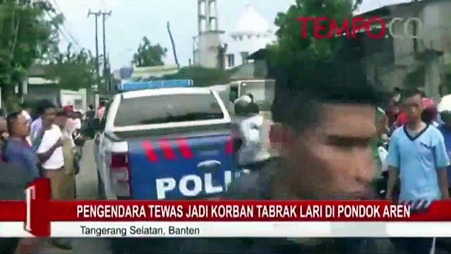 Pengendara Tewas Jadi Korban Tabrak Lari di Pondok Aren