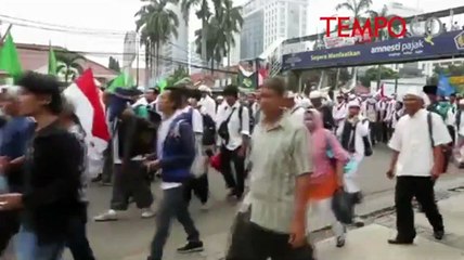 Aksi Massa Ormas Islam 4 November (Dilihat dari Udara)