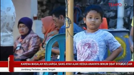 Karena Masalah Keluarga, Sang Ayah Ajak Kedua Anaknya Minum Obat Nyamuk Cair