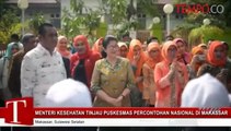Menteri Kesehatan Tinjau Puskesmas Percontohan Nasional di Makassar