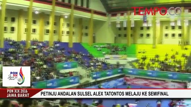 PON XIX: Petinju Andalan Sulsel Alex Tatontos Melaju ke Semifinal