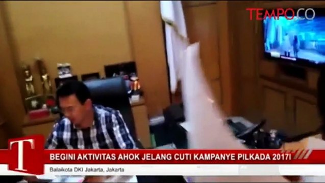 Begini Aktivitas Ahok Jelang Cuti Kampanye Pilkada 2017