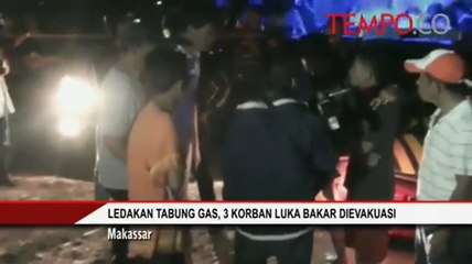 Ledakan Tabung Gas, 3 Korban Luka Bakar Dievakuasi