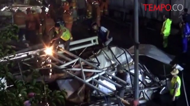 Korban Tewas Ambruknya JPO Pasar Minggu Menjadi 4 Orang