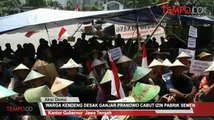 Warga Kendeng Desak Ganjar Pranowo Cabut Izin Pabrik Semen