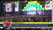 Argentina: Cristina Fernández interviene en el acto por el día de la Militancia ante más de 60 mil personas