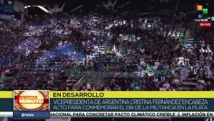 Cristina Fernández de Kirchner convoca a los argentinos a recuperar liderazgo del país en la región