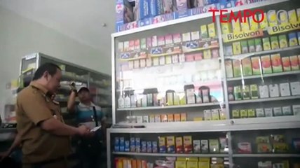 Ditutup, Apotek Jual Ratusan Boks Obat Psikotropika