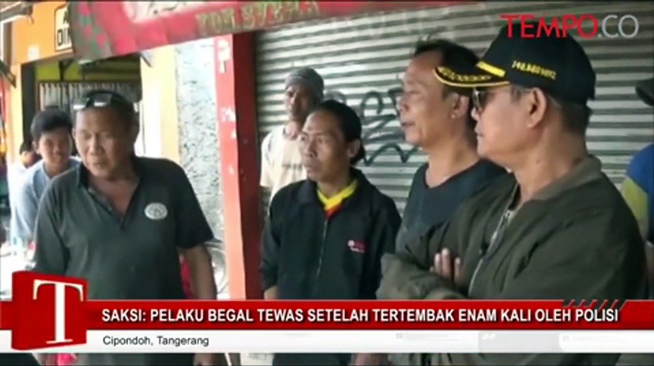 Saksi: Pelaku Begal Tewas Setelah Tertembak Enam Kali Oleh Polisi