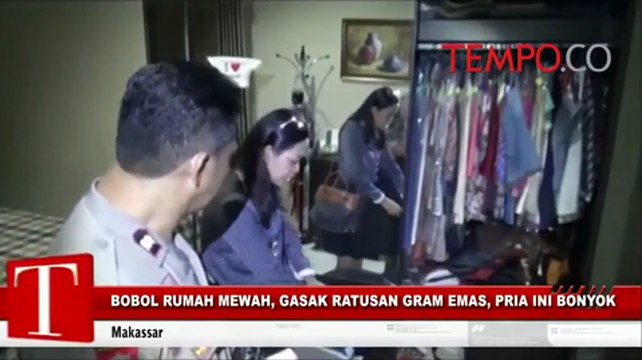 Bobol Rumah Mewah, Gasak Ratusan Gram Emas, Pria Ini Bonyok