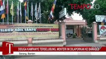 Diduga Kampanye Terselubung, Menteri Ini Dilaporkan ke Bawaslu