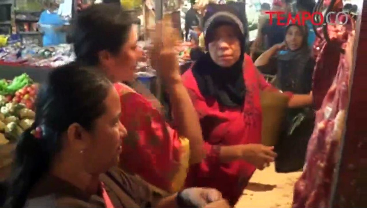 Awal Puasa Harga Daging Terus Merangkak Naik